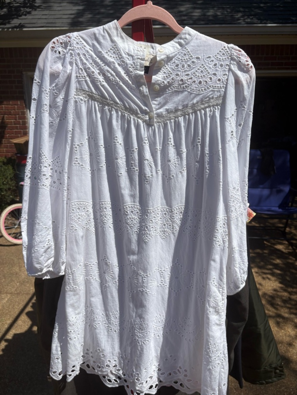 Target White Eyelet Mini Dress